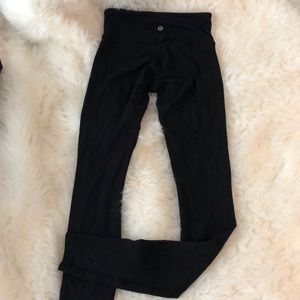 Lululemon Black Full Length Wonder Under Leggings
